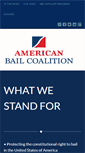 Mobile Screenshot of americanbailcoalition.org